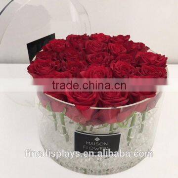 Round Flower Box of acrylic (AB-U-644)