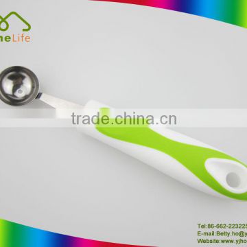 good quality house use solid stainless steel plastic ice cream spoon