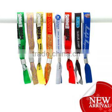 cheap customized promotion festival events fabric wristband