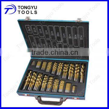 170pcs TIn coated drill bit set