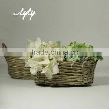 wicker small decorative flower pots wholesale