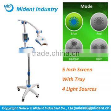 4 Light Source Teeth Whitening Machine Price, Dental Whitening Machine with Tray