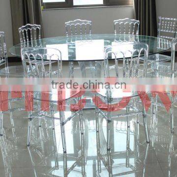 transparent resin table