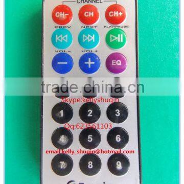 new mini 21 keys REMOTE PREMIER Portable Travel TV DVD