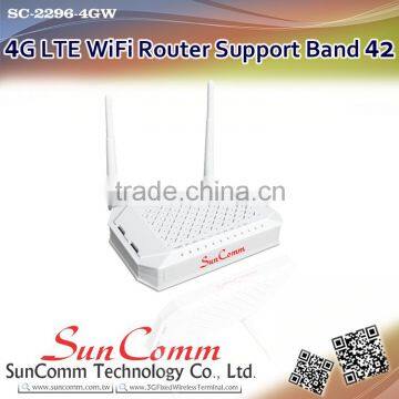 SC-2296-4GW 4G LTE Wireless WIFI ROUTER, Support up to 150Mbps downlink and 50Mbps uplink speed