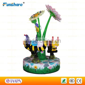 Funshare Indoor Amusement Park Rides Bee Carousel Rides Carousel Ride