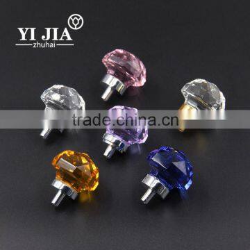 Supplier Clear Diamond Crystal Glass Cabinet Knobs photo-5