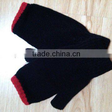 girl's knitting cute gloves without letter and high heel image