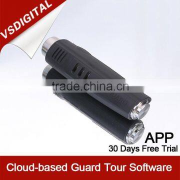 stainless steel body waterproof torch patrolling device