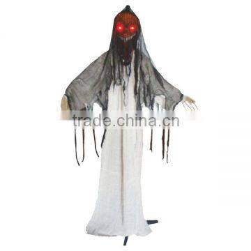 HALLOWEEN DECORATION STANDING PUMPKIN MAN WITH RED LED EYES FOR HALLOWEEN WEDDING