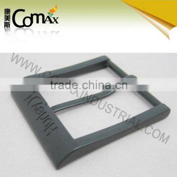 High grade matte black pin buckle for men belt