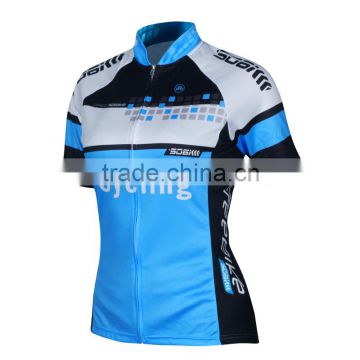 Sportswear custom cycling clothing polyester wholesale quick dry Cycling Jersey