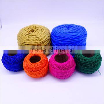 50%cotton 50% polyester yarn , 32s 16ply hand knitting yarn 180g/ball , wholesale easy knitting patterns free