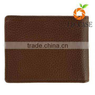 Customized PU mens leather wallet with big promotion