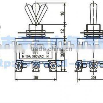 on-off -on 1403, start-off-start 2403 toggle switch