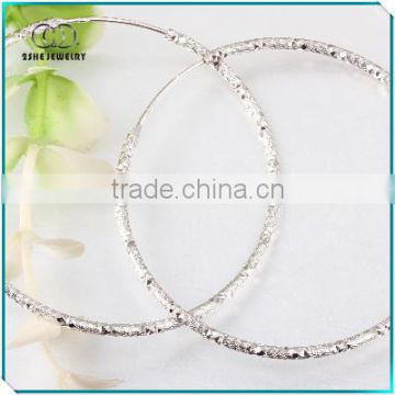 China supplier plain big hoop earring