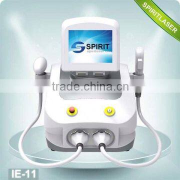 Powerful 10.4 Inch 2 in 1 IPL ND YAG Laser CPC Connector vegetal tattoo removal Movable Screen