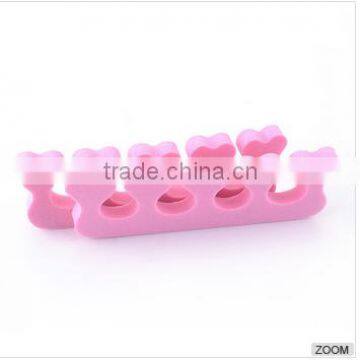 Sponge Finger Toe Separator Divider Spacer Nail Art Salon Pedicure Manicure Pink