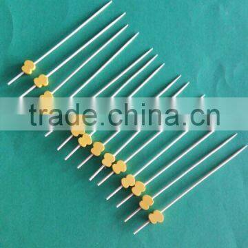 Wholesale Good Quality Beautiful Beaded Bamboo Skewers for Party