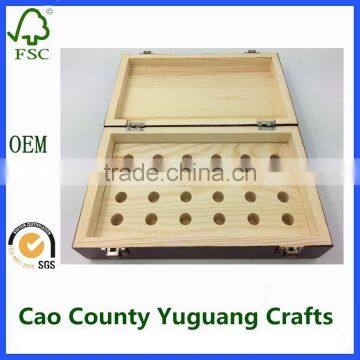 Wooden Home Garden Tool Kit Set Storage Box photo-2