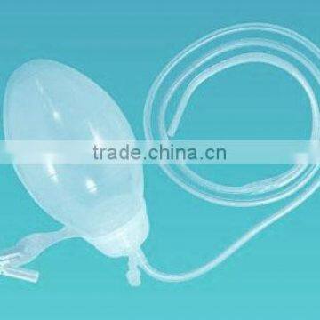 for medical and hospital surgical silicone suction reservoir and flat drain with needle