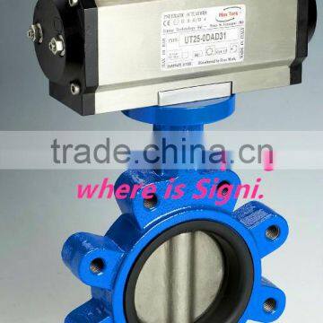 Pneumatic Actuaotr Lug Butterfly Valve High Quality & Lowest Price