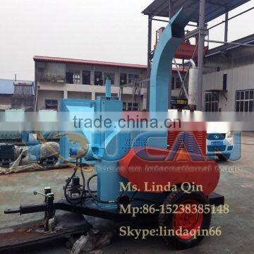 High Efficiency movable wood chipper/wood chipper petrol engine