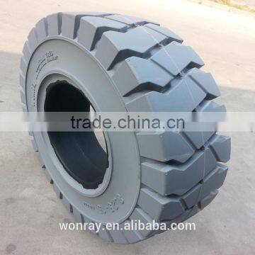 Chinese Low Price Non Marking Solid Tires Brand Yantai WonRay 8.25-15 photo-4