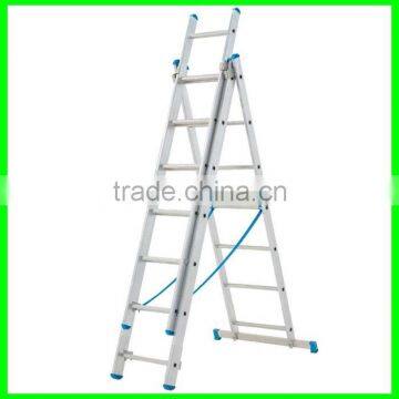 GS EN131 Aluminum 3-section combination ladder