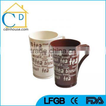 Plastic Coffee Cup Reusable Plastic Cup with Handle