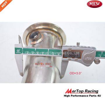 Mertop 3.0'' B** S55 F80 F82 M3 M4 Drawbenching Surface Treatment Catless DOWNPIPE 2014+ photo-3