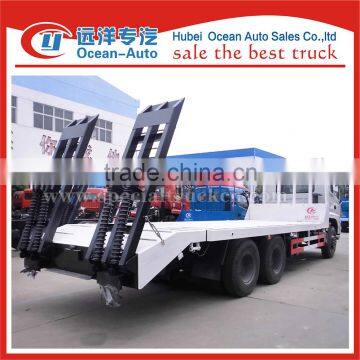 Transportation Manual Gearbox Low Flatbed Truck for Sale photo-5