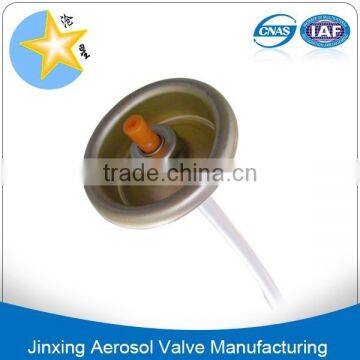 Furniture polish spray aerosol valve