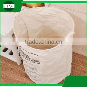 Promotion Gift Foldable Cotton Canvas Linen Fabric Kids Children Baby Clothing Toy Storage Basket photo-4