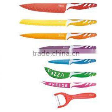 5 Pc Colored Knife Set