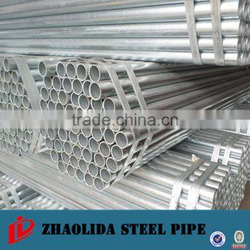 GI Hot Dipped Galvanized Steel Pipe/ERW Tube With Plain End