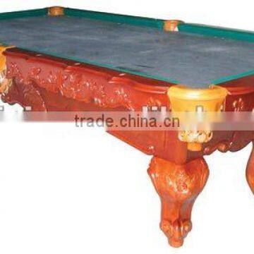 Wooden classical hand carving pool table,MOQ:1PCS(B68010)