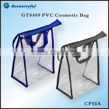 Wholesale Pvc Cosmetic Bag,pvc Tote Bag,pvc Zipper Tote Bag for Promotion