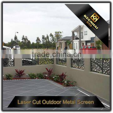 Villa Garden Decoration Powder Coated Cast Metal Aluminum Garden Privacy Fence photo-4