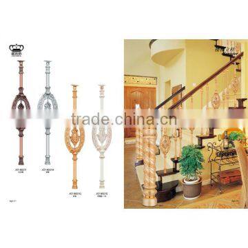 Luxury Design Indoor Color Coated Aluminum Staircase Balustrade photo-5