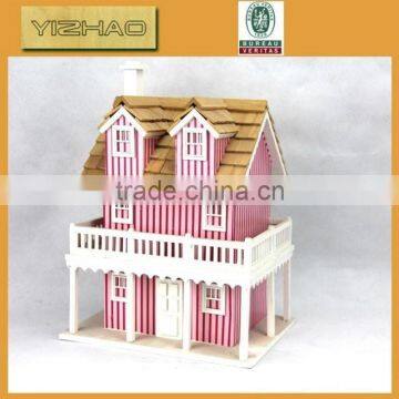 Eco-friendly FSC Hanging Wooden Bird Cage, Wooden Bird House, Bird Cage photo-6