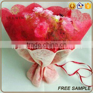 mesh fabric flower packaging sleeve