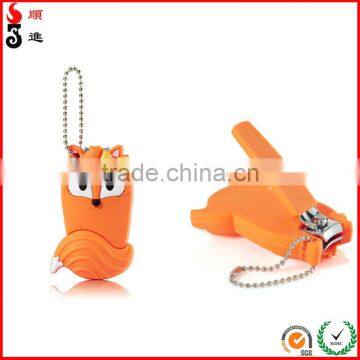 Fancy nail clippers mail scissors new fox nail clipper for promotion gifts