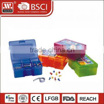 China shopping supplier customized plastic storage box tool box with movable cases