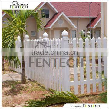 Best Quality Fentech 100% Pvc Uv Proof Picket Pvc/Plastic/Picket Fence photo-3