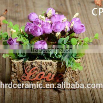 Outdoor Cement Plant Pot for Home and Garden Decoration photo-3