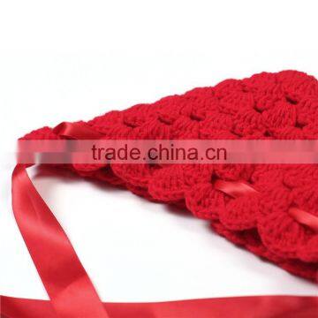 Cute Red Triangle Hat Newborn Crochet Outfits Baby Hat Baby Cap Newborn Photography Props All For Child Clothing and Accessories photo-4
