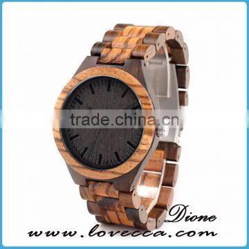 Fashion Bangle Watch for Men Waterproof Wood Watch photo-3