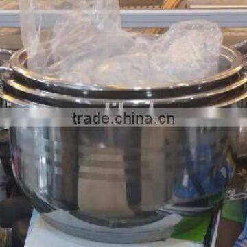 Large Size Stainless Steel Cookware Set With Metal Lid photo-4