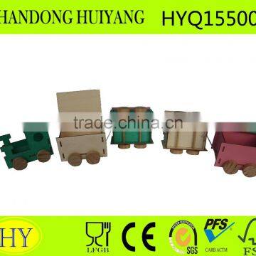 Kids Wooden Train Toy Custom Train Popular Wooden Education Assembly Toy Train photo-5